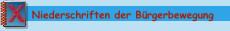 Niederschriften der Bürgerbewegung